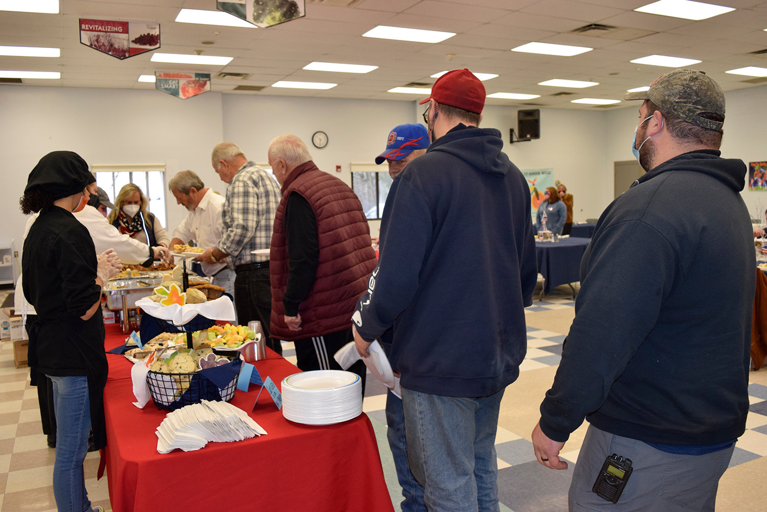 BOCES students and staff held a brunch to honor Sullivan County veterans.
